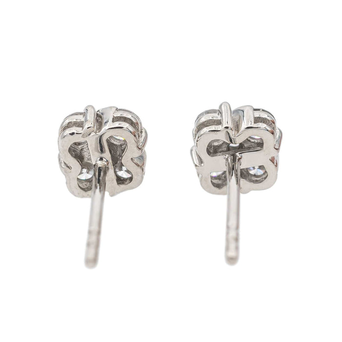 Boucles d'oreilles Boucles d'oreilles Puces Or blanc Diamant 58 Facettes 2635147CN