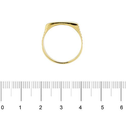 Bague Bague bouclier en or jaune pour homme 58 Facettes 29999