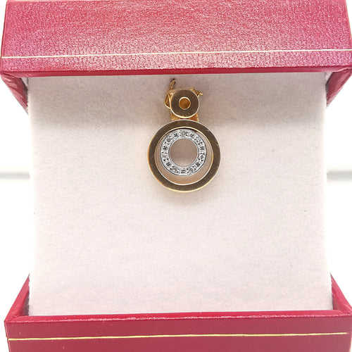 Pendentif Pendentif or jaune & diamants 58 Facettes