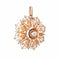 Pendentif Pendentif victorien antique en or rose et diamants, motif étoile 58 Facettes G14080