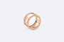 Bague 17 / Oro Rosa Anello in oro rosa LOVE con diamanti 58 Facettes ANL714