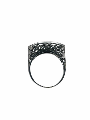 Bague 56 Bague Platine Diamants 58 Facettes