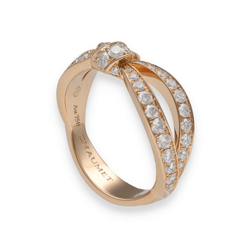 Bague CHAUMET - Bague collection liens séduction or rose 58 Facettes
