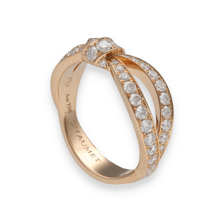 Bague CHAUMET - Bague collection liens séduction or rose 58 Facettes