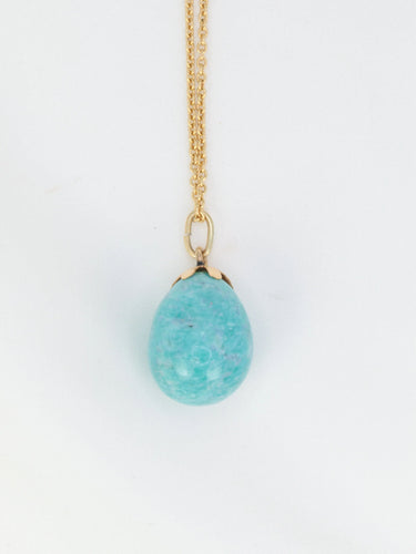 Pendentif Pendentif vintage en or jaune et amazonite 58 Facettes 149