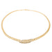 Necklace Necklace English mesh Yellow gold Diamond 58 Facettes 2695948CN