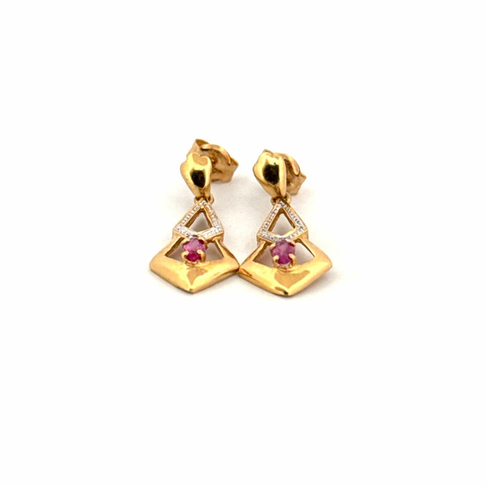 Boucles d'oreilles Boucles d'oreilles Or Jaune & Topaze 58 Facettes 2-BOF1-GS37503-2