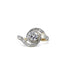 Ring 50 / Yellow / 750‰ Gold Diamond Tourbillon Ring 58 Facettes 210132R-190283R
