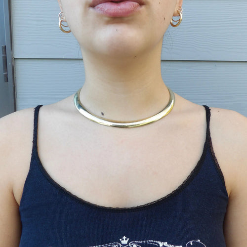 Collier Collier Omega en Or Vintage 58 Facettes