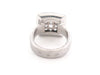 Bague 50 vintage bague HERMES en or blanc & argent sertie 12 diamants 58 Facettes 264288