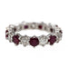 Ring 50 Alliance Ring White Gold Ruby 58 Facettes 2834880CN