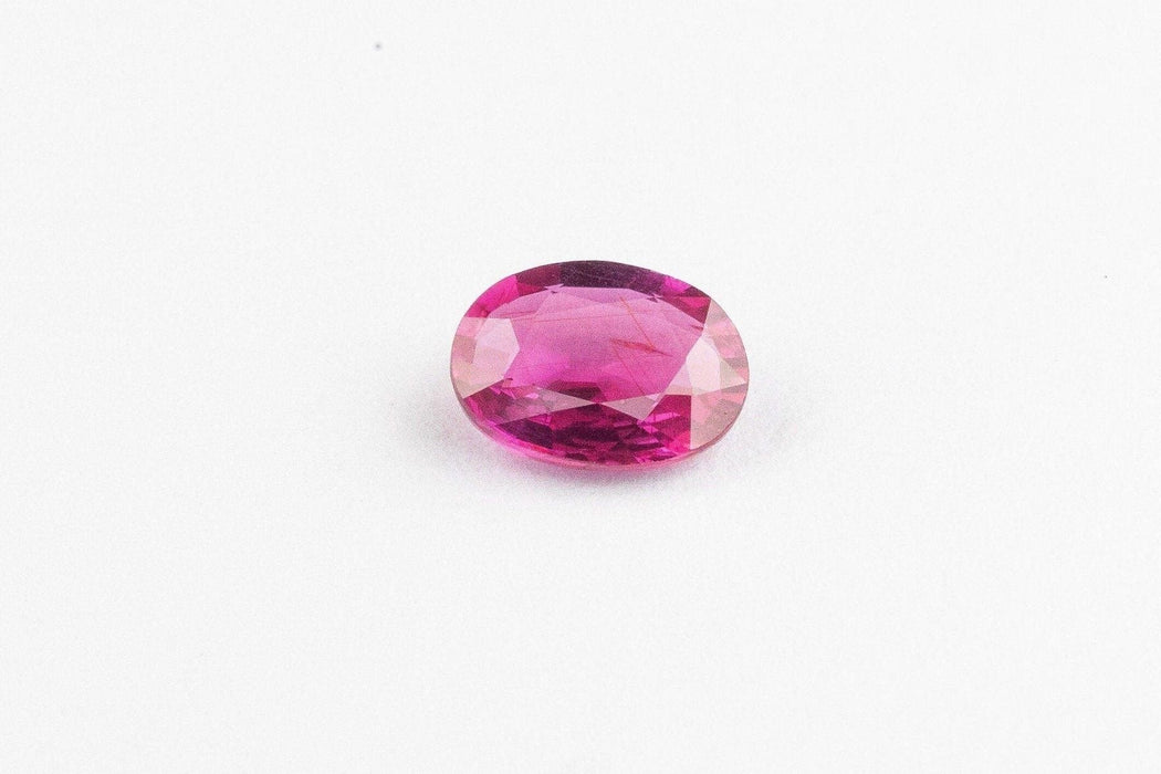 Gemstone Saphir rose non chauffé 1.03cts certificat IGI 58 Facettes