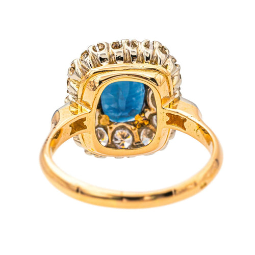 Bague 53 Bague Pompadour Or rose, Or blanc Saphir, Diamant 58 Facettes 4137639CN