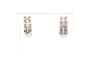 Boucles d'oreilles Boucles d'oreilles en or blanc serties de diamants 58 Facettes 22296