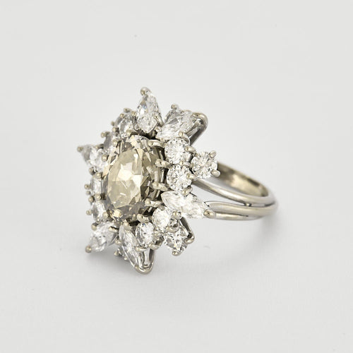 Bague 50 Bague en or blanc et diamants 58 Facettes LJ30