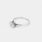 Bague 53 Solitaire TOI et MOI en or blanc et diamants 58 Facettes LP1293/13