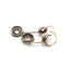 Boucles d'oreilles Boucles d'oreilles anciennes bas de gamme en or et diamants 58 Facettes