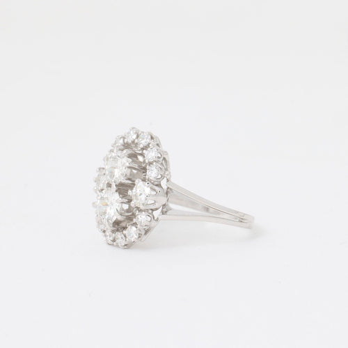 Bague 52 Bague diamants vintage 58 Facettes