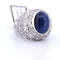 Bague 56 Bague saphir cabochon 58 Facettes