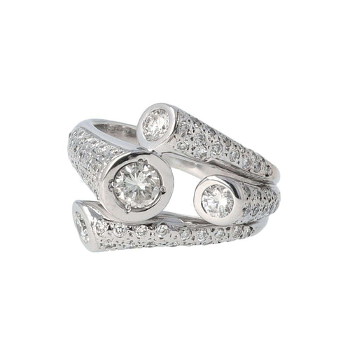 Bague Bague en diamant 58 Facettes 3963