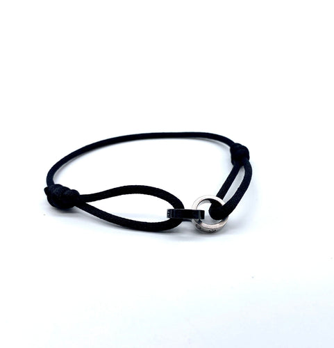 Bracelet Cartier - Bracelet Baby Love en or blanc 18k, diamants et céramique 58 Facettes BO/250358