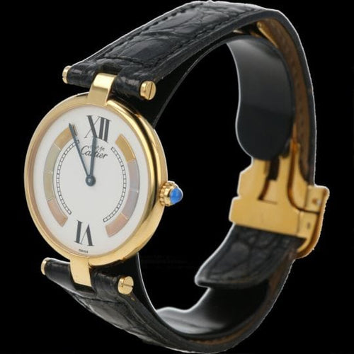 Montre Cartier Montre Must Vendome Vermeil 58 Facettes MT43492