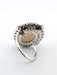 Bague Bague en or blanc avec opale et diamants 58 Facettes