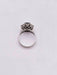 Bague 51 Importante bague marguerite vintage or, saphir et diamants 58 Facettes