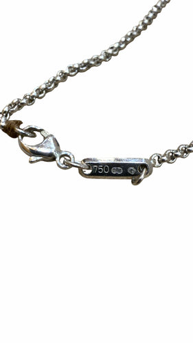 Collier Collier Chopard en or blanc et diamants 58 Facettes