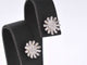 White gold earrings with natural diamonds 58 Facettes 2220