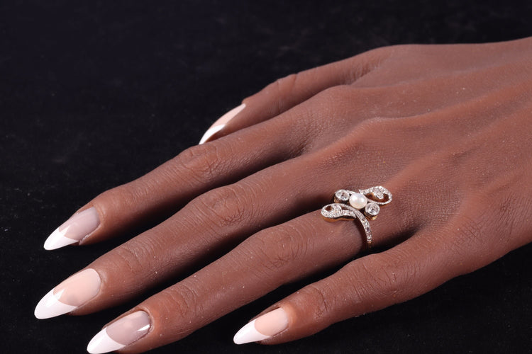 Bague 56 L'amour mêlé à l'histoire : la bague de fiançailles Belle Époque 58 Facettes 18054-0231