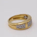Ring 53 gold ring with diamonds 58 Facettes E360560A