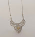 Collier Collier vintage de luxe, or blanc et diamants 58 Facettes 50162