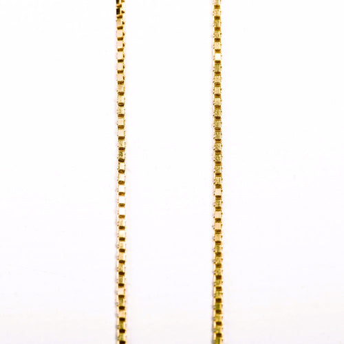 Collier UNOAERRE-Chaîne maille vénitienne en or jaune 45 cm 58 Facettes LMB-317