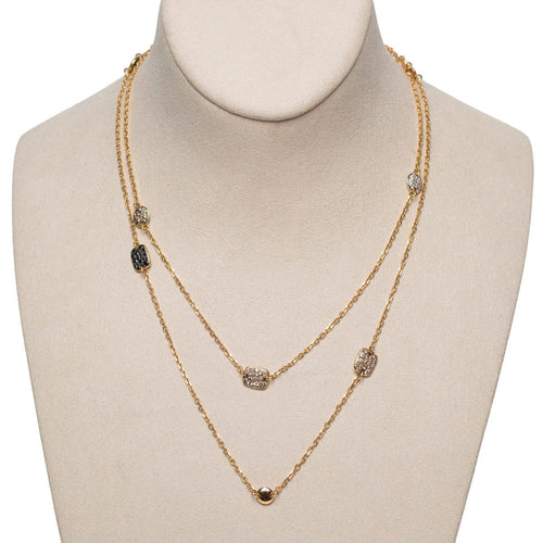 Collier Sautoir Pomellato Sabbia Or Jaune et Diamants 58 Facettes 2.19212