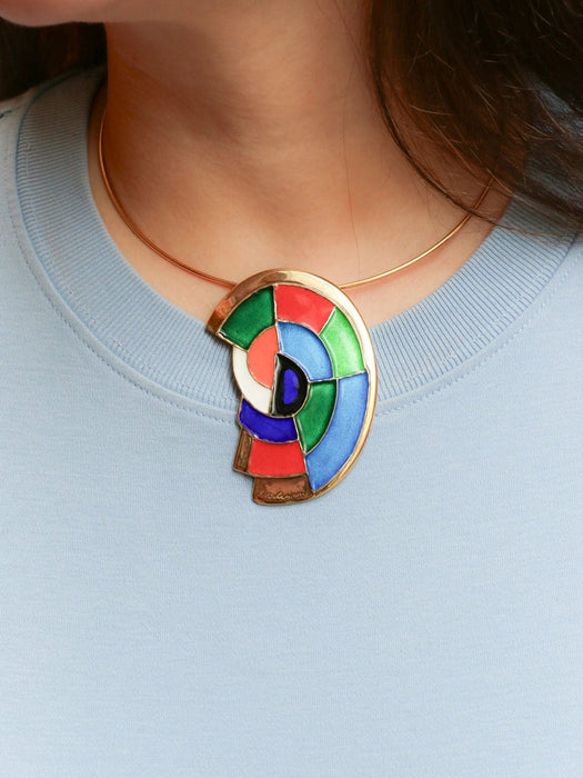 Pendentif Pendentif broche SONIA DELAUNAY Edition ARTCURIAL 58 Facettes 1028.8