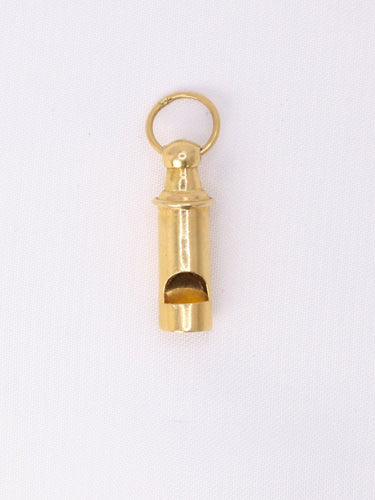 Pendentif Pendentif charms sifflet vintage or jaune 58 Facettes 1087.4