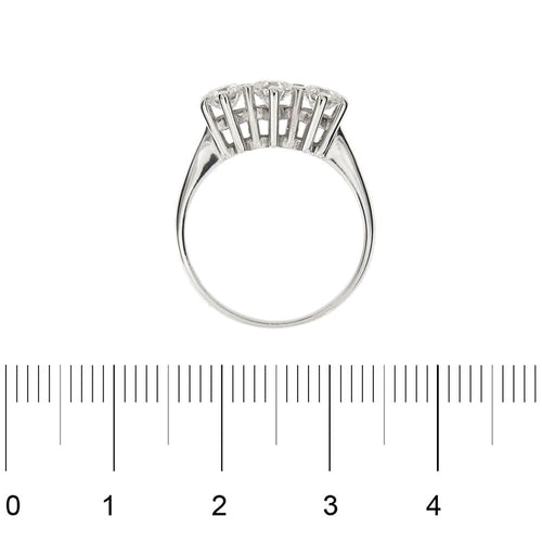 Bague Bague trilogie avec diamants 0,99 ct 58 Facettes 34018