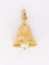 Pendentif Pendentif charms vintage cloche or jaune perle 58 Facettes 1099.7
