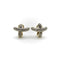 Boucles d'oreilles Boucles d'oreilles vintage en or jaune 14 carats avec pavé de diamants 58 Facettes A20018