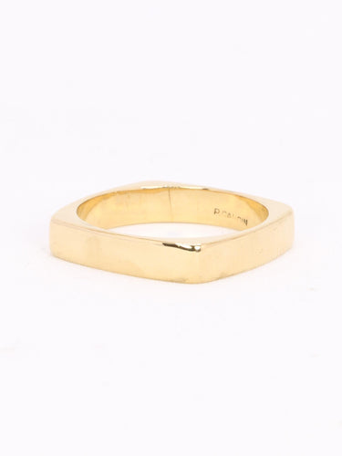 DINH VAN x PIERRE CARDIN Bague carrée or jaune