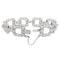 Bracelet Bracelet en platine serti de diamants taille ancienne. 58 Facettes 31228