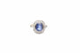 Bague 54 Bague de fiançailles saphir 3,15cts et diamants 58 Facettes 26064-26445