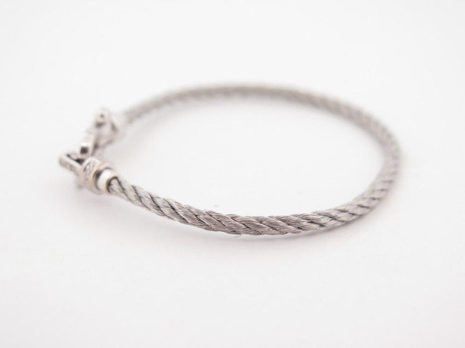 Bracelet bracelet FRED mini force 10 manille en or 34 diamants 58 Facettes 258760