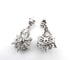 Boucles d'oreilles Boucles d'oreilles en platine avec diamants 58 Facettes