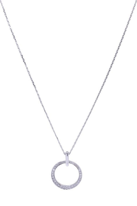 Collier collier moderne or blanc diamants 58 Facettes 092931