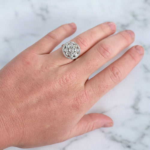 Bague 51 Bague Ronde Or 18 Carats et Diamants 58 Facettes 373