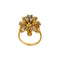 Bague 54 Bague fleur avec diamants 58 Facettes 34293