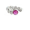 Bague Victorian Certified Natural Unheated Ruby Diamond Vous et Moi Ring 58 Facettes