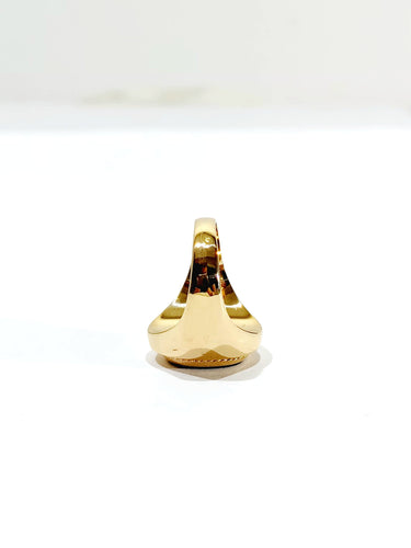 Bague 51 Bague chevalière or et jaspe 58 Facettes